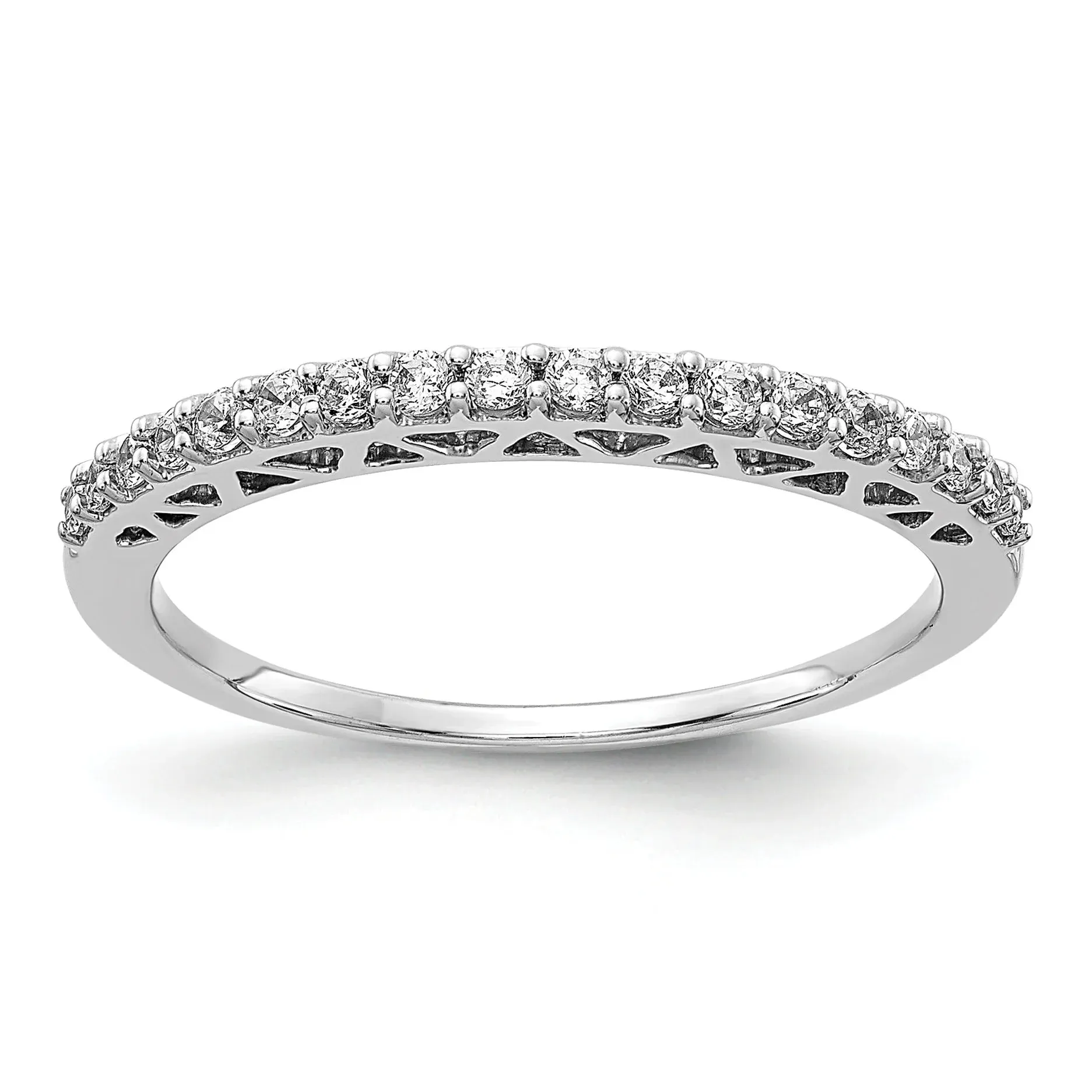 14k Gold Lab Grown Diamond Wedding Band 0.25 Ct sold by Zulily