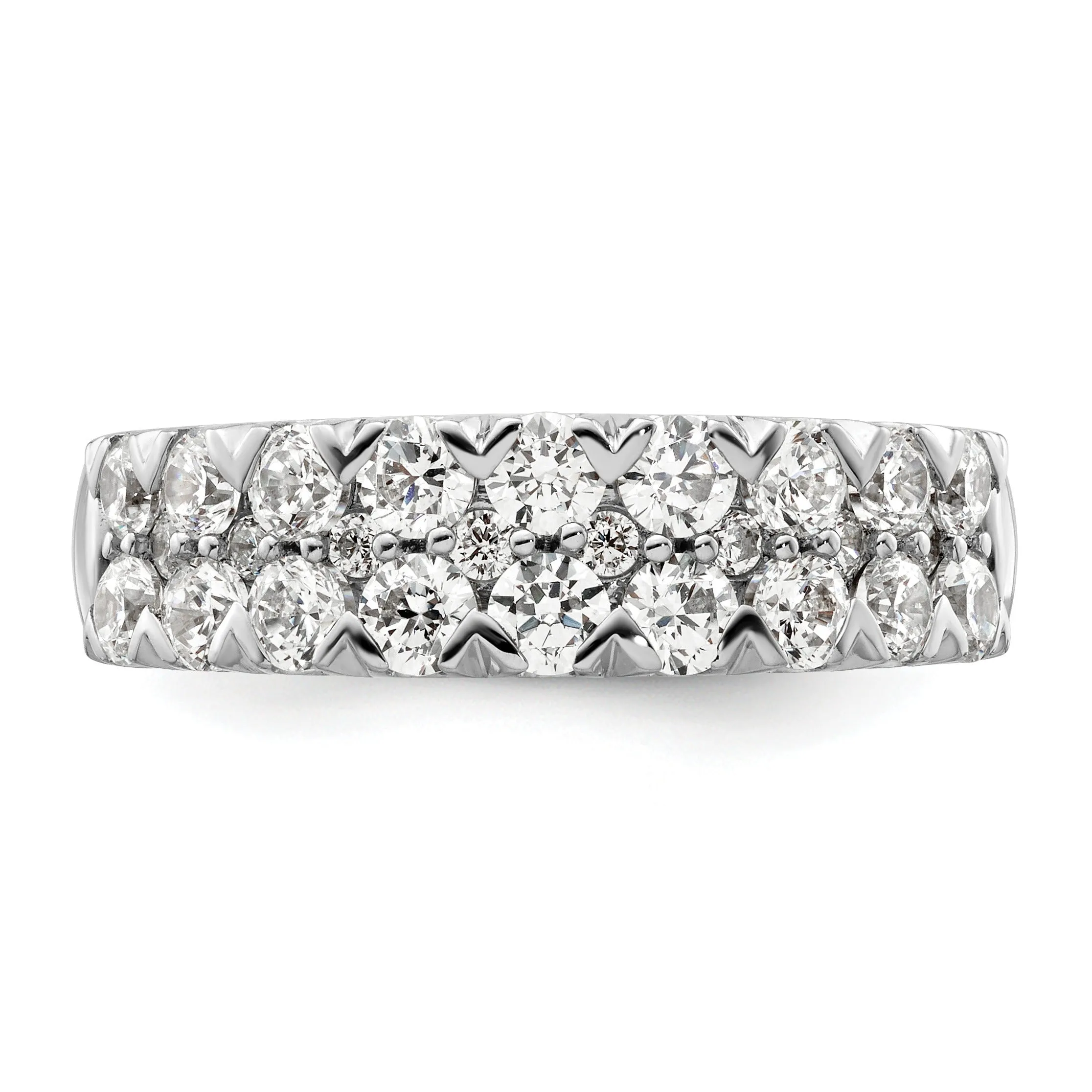 14K White Gold Lab Grown Round Diamond Wedding Ring 1.5 Ct sold by Zulily product image thumbnail 5