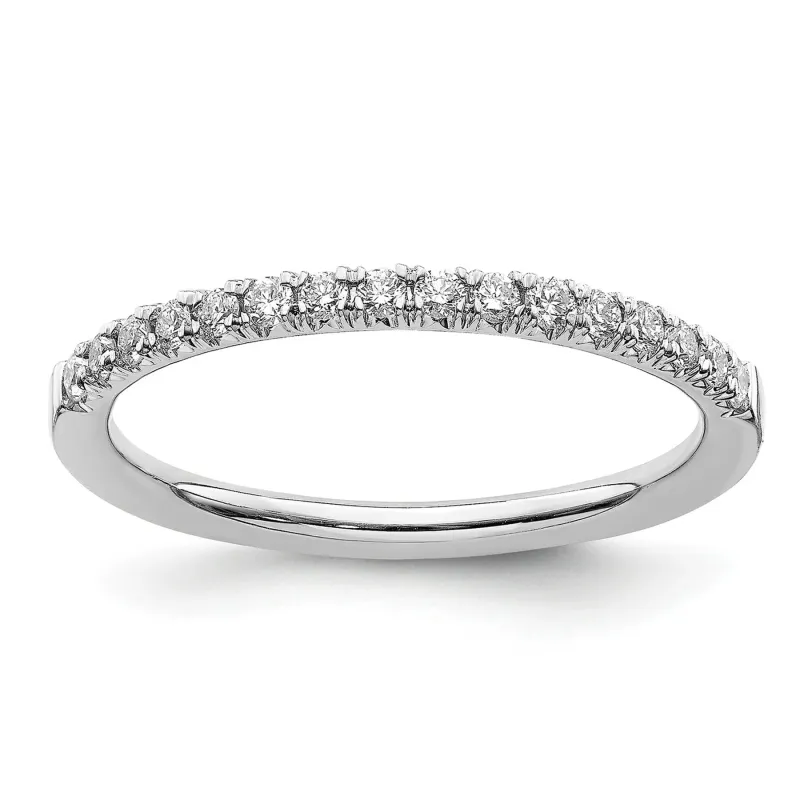14K Gold Lab Grown Diamond Eternity Wedding Bands made by Zulily