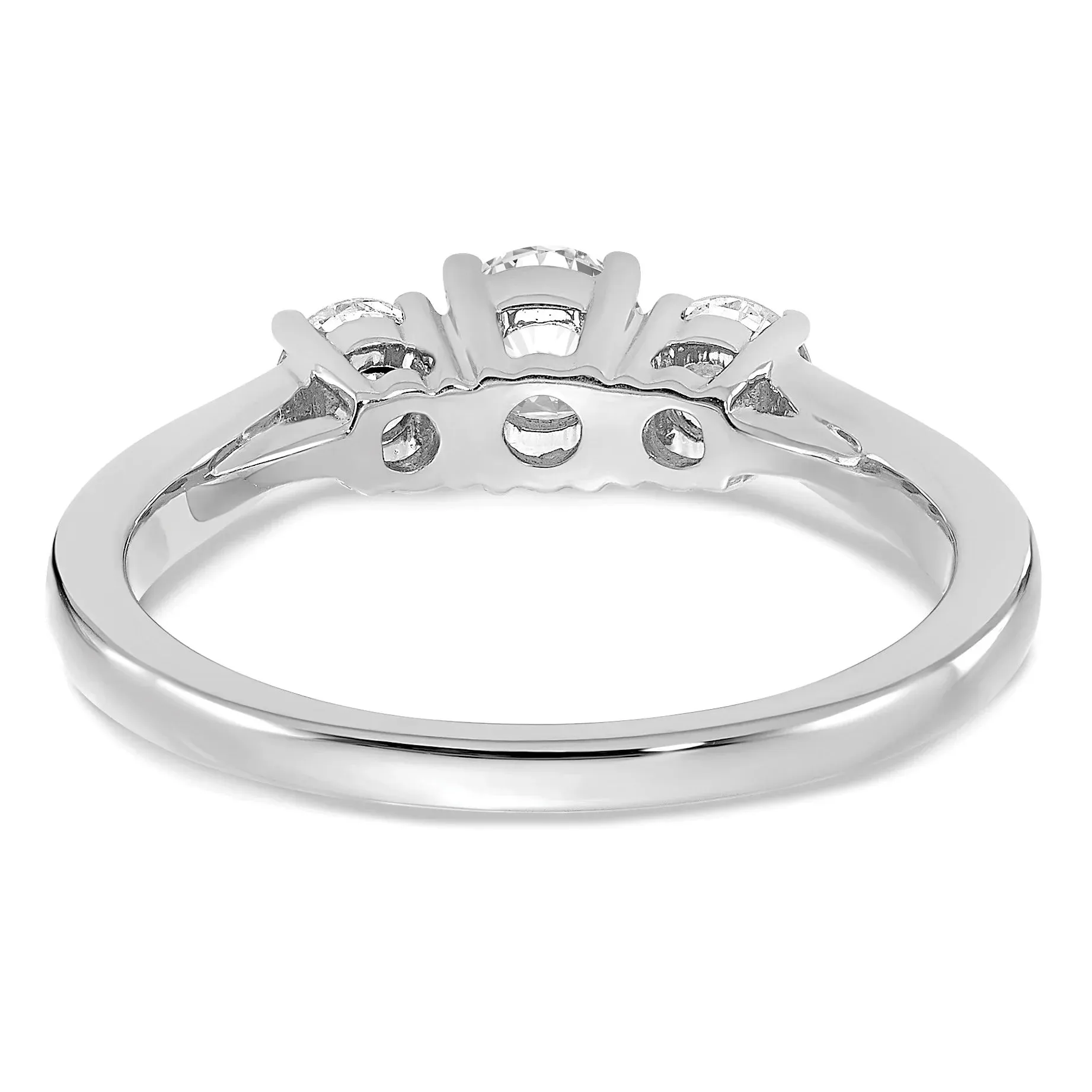 14K Gold Lab Grown Diamond 3-Stone Engagement Ring sold by Zulily product image thumbnail 5