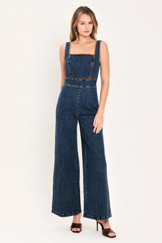 Western Star Daydream Denim Jumpsuit made by Flying Tomato