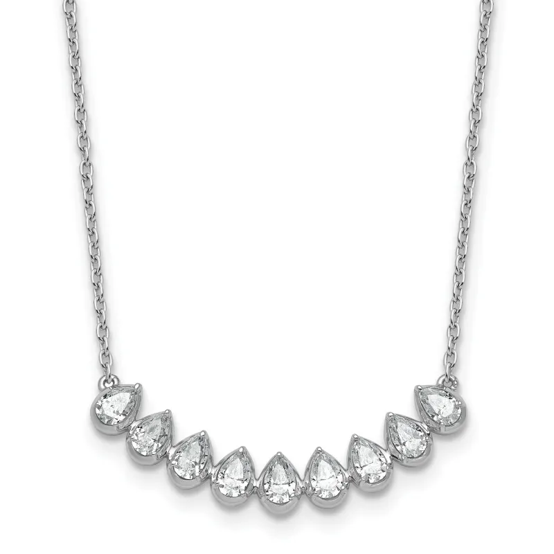 14K Gold Lab Grown Diamond Fashion Bar Necklace made by Zulily