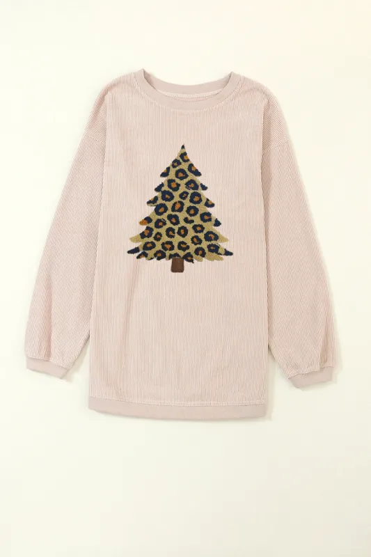 Threaded Pear Milazia Tree Graphic Corded Sweatshirt made by Threaded Pear