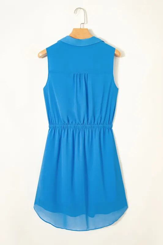 Threaded Pear Lila Elastic Waist Sleeveless Shirt made by Threaded Pear