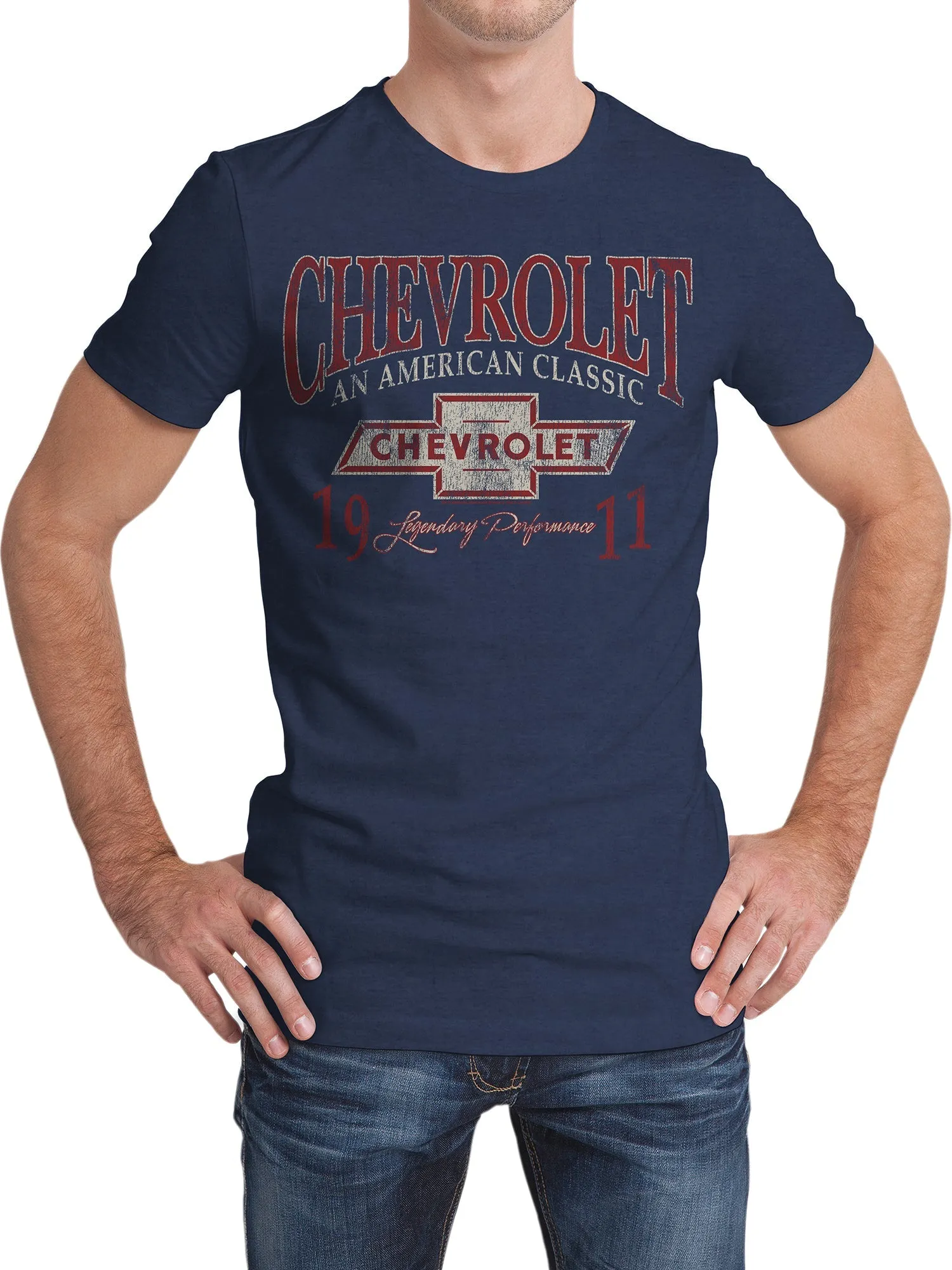 Chevrolet: An American Classic T-Shirt - Indigo Black Heather sold by Zulily product image thumbnail 3