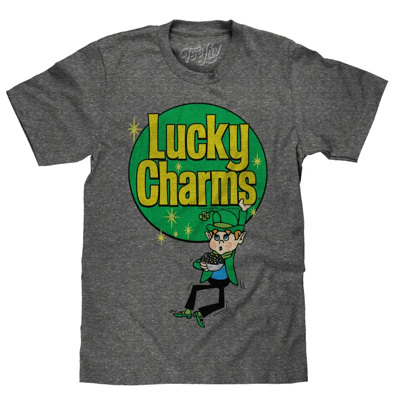 Lucky Charms Retro Logo T-Shirt - Gray made by Zulily