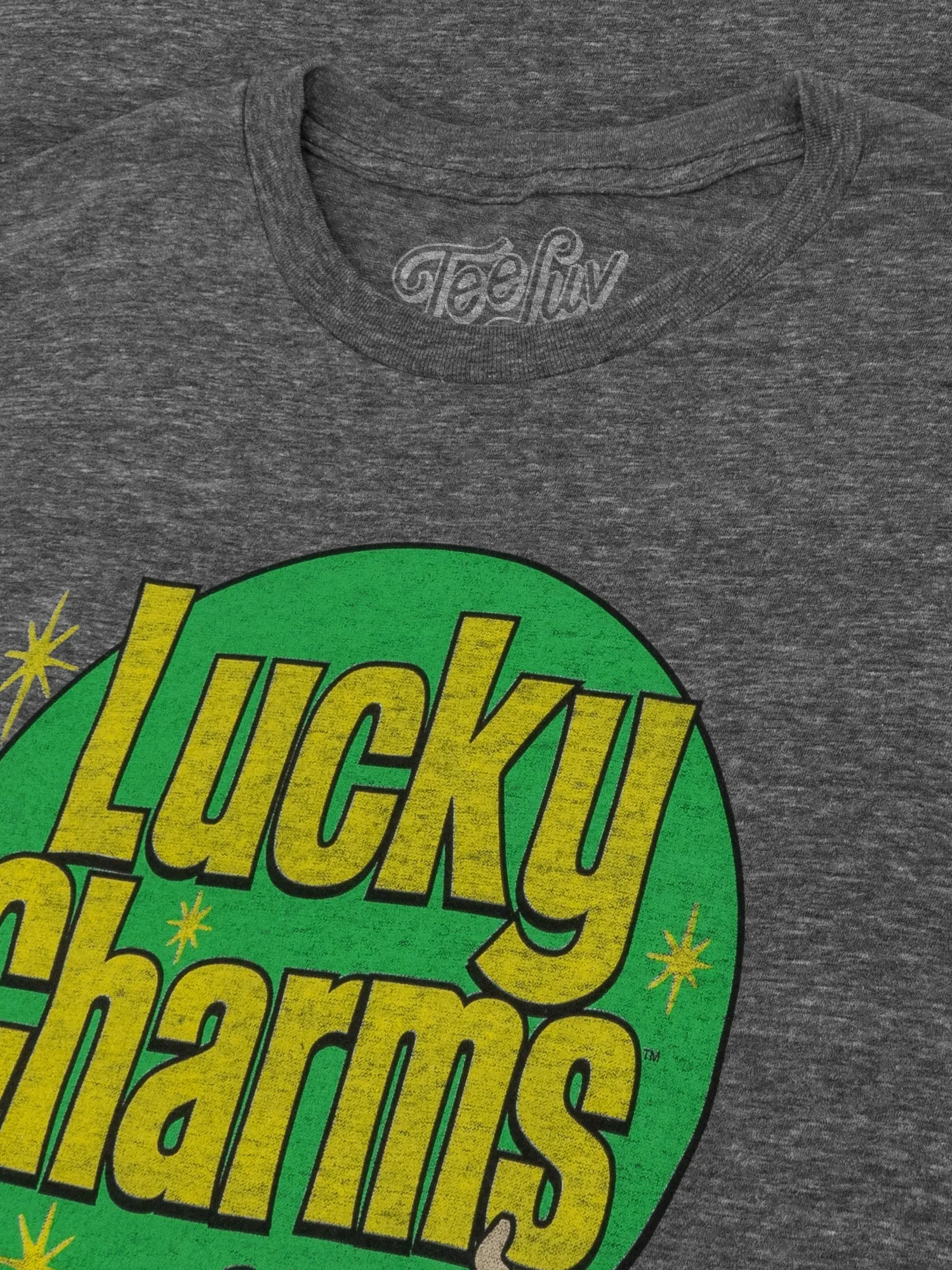 Lucky Charms Retro Logo T-Shirt - Gray sold by Zulily product image thumbnail 2