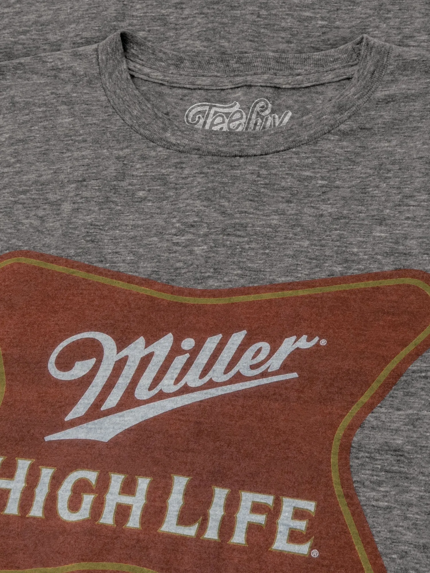 Miller High Life Gold Border Logo T-Shirt - Gray sold by Zulily product image thumbnail 2
