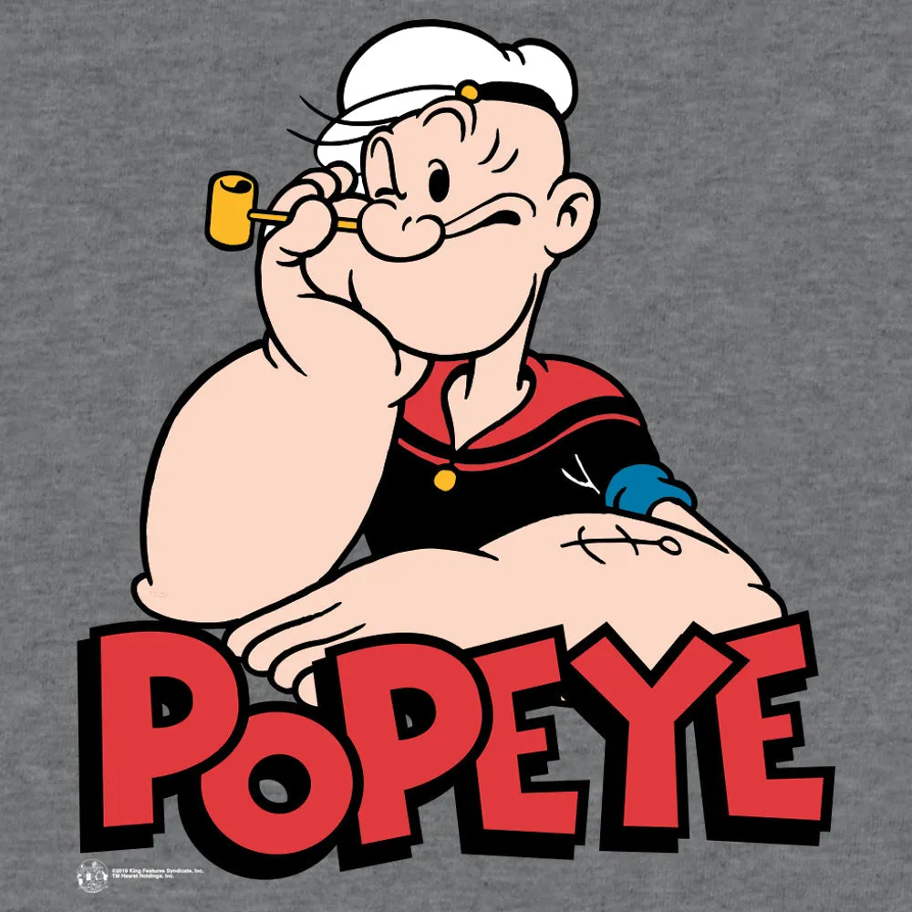 Retro Popeye T-Shirt - Graphite Gray Heather sold by Zulily product image thumbnail 2