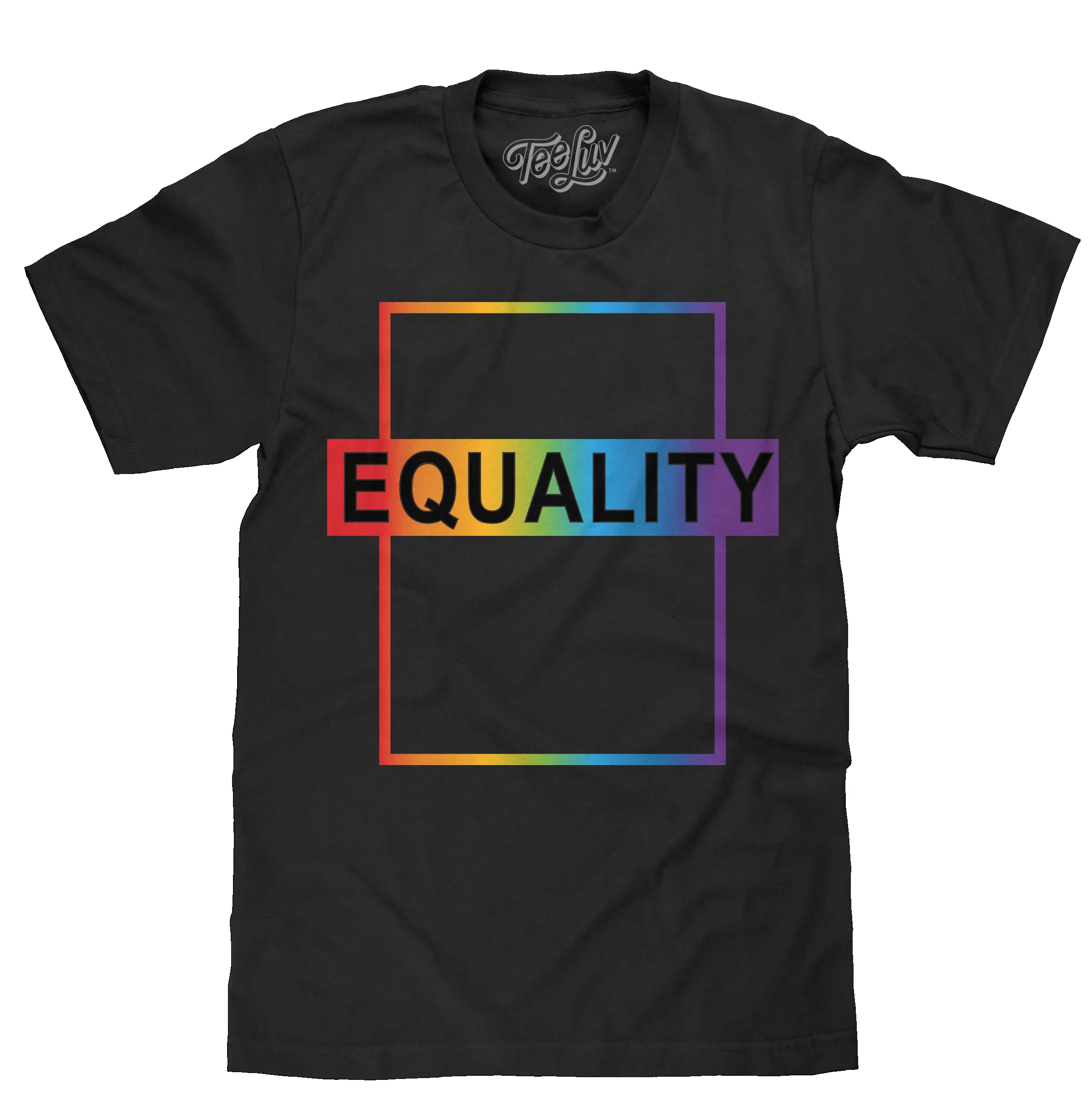 Equality Rainbow T-Shirt - Black sold by Zulily