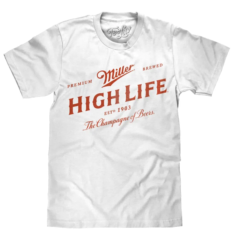 Miller High Life Beer T-Shirt - White made by Zulily
