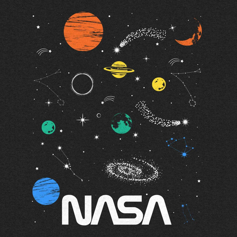 NASA Planets and Stars Space T-Shirt - Black sold by Zulily product image thumbnail 2