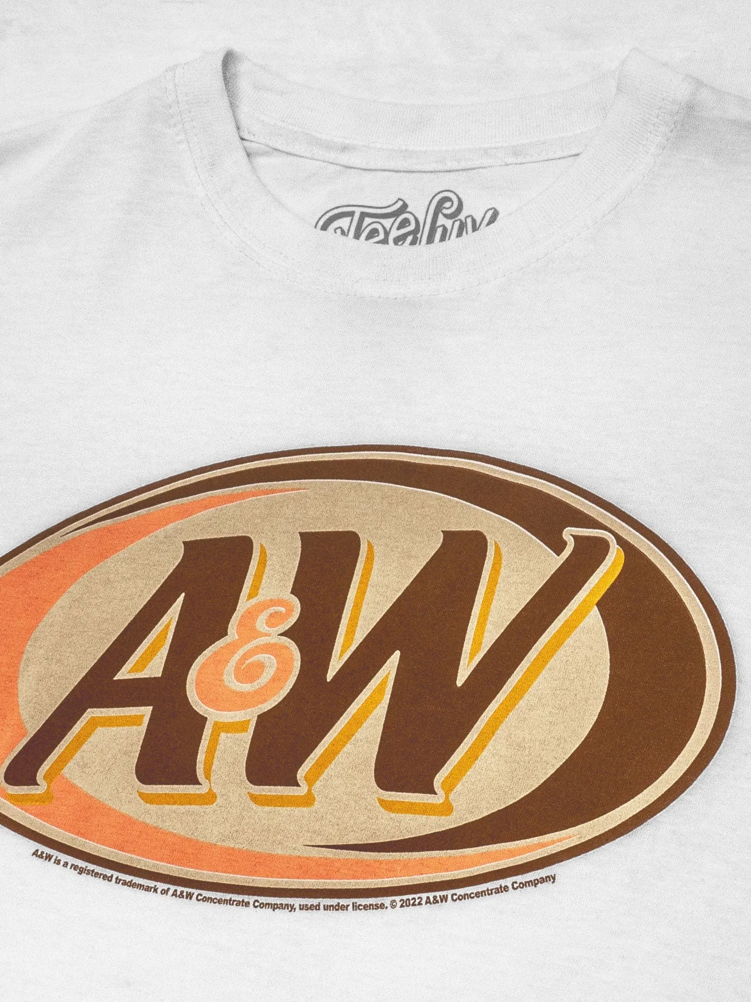 Retro A&W Root Beer Logo T-Shirt - White sold by Zulily product image thumbnail 2