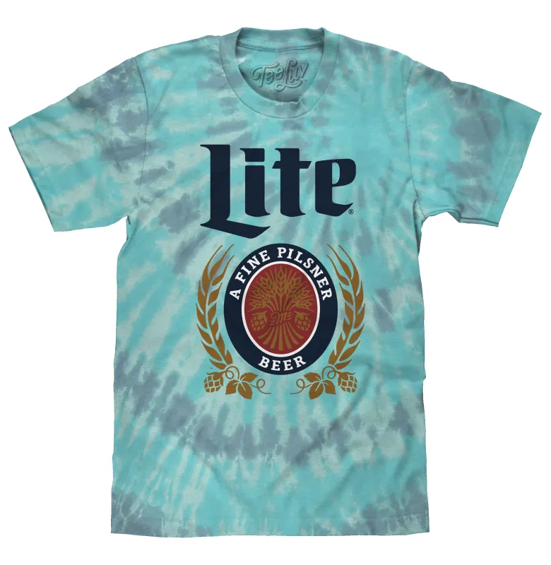 Miller Lite Beer Tie Dye T-Shirt - Coral Reef Tie Dye made by Zulily