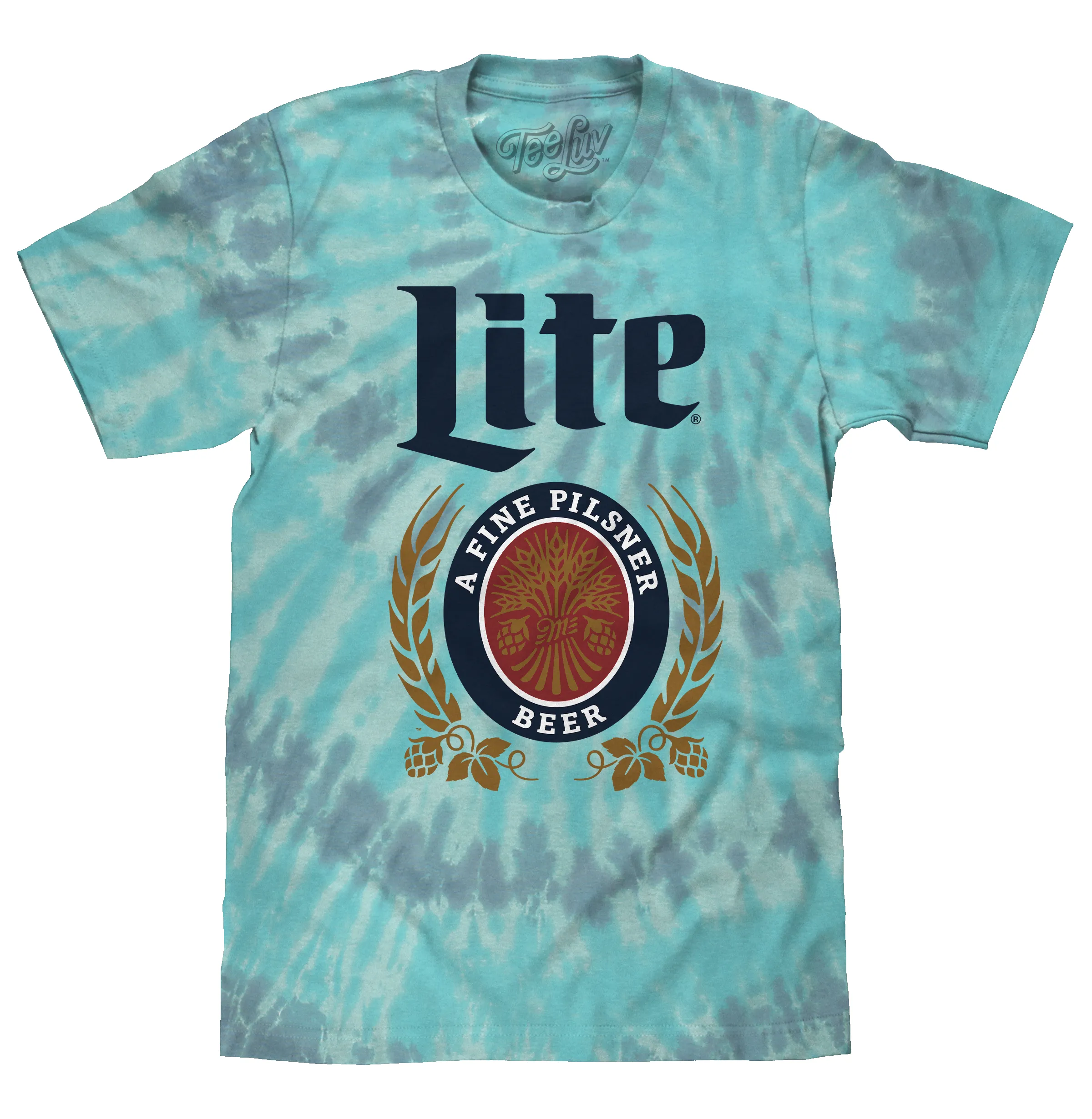 Miller Lite Beer Tie Dye T-Shirt - Coral Reef Tie Dye sold by Zulily