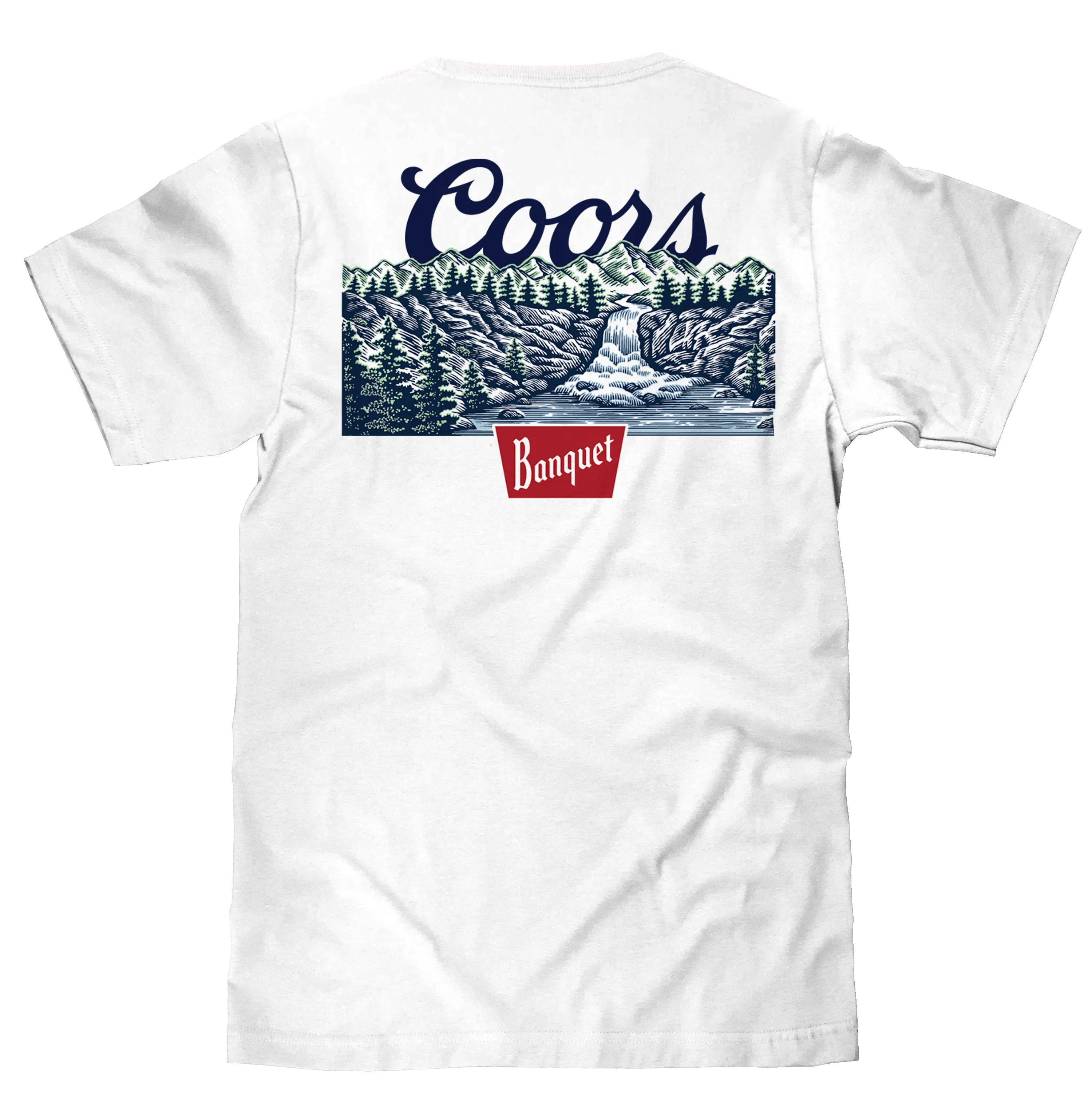 Coors Banquet Beer Front Back T-Shirt - White sold by Zulily product image thumbnail 3