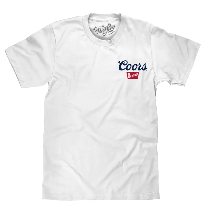 Coors Banquet Beer Front Back T-Shirt - White made by Zulily
