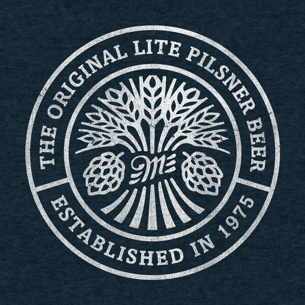 Miller Lite Beer Logo Front and Back Print T-Shirt - Denim Black Heather sold by Zulily product image thumbnail 4