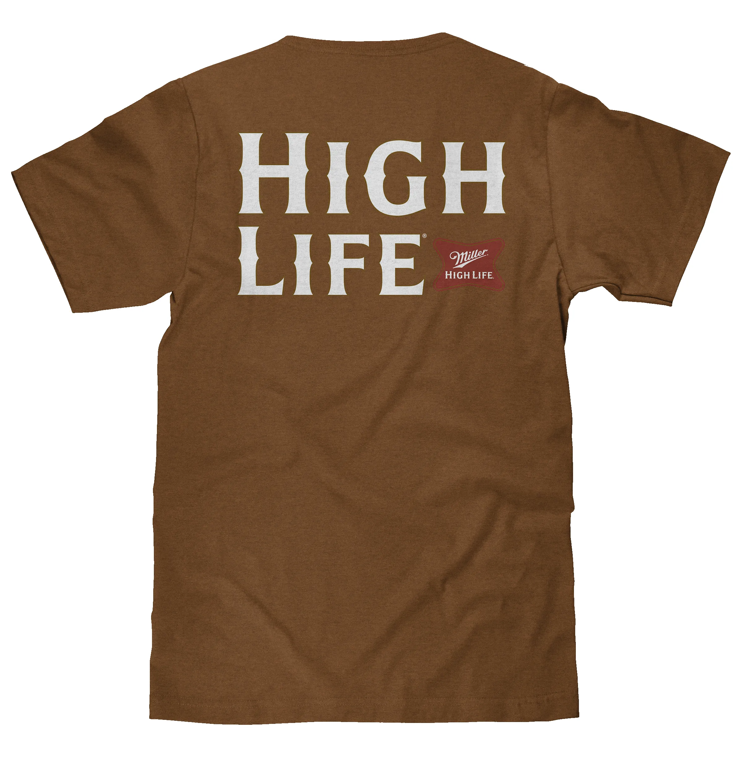 Miller High Life Front and Back Logo T-Shirt - Brown Sugar sold by Zulily product image thumbnail 2
