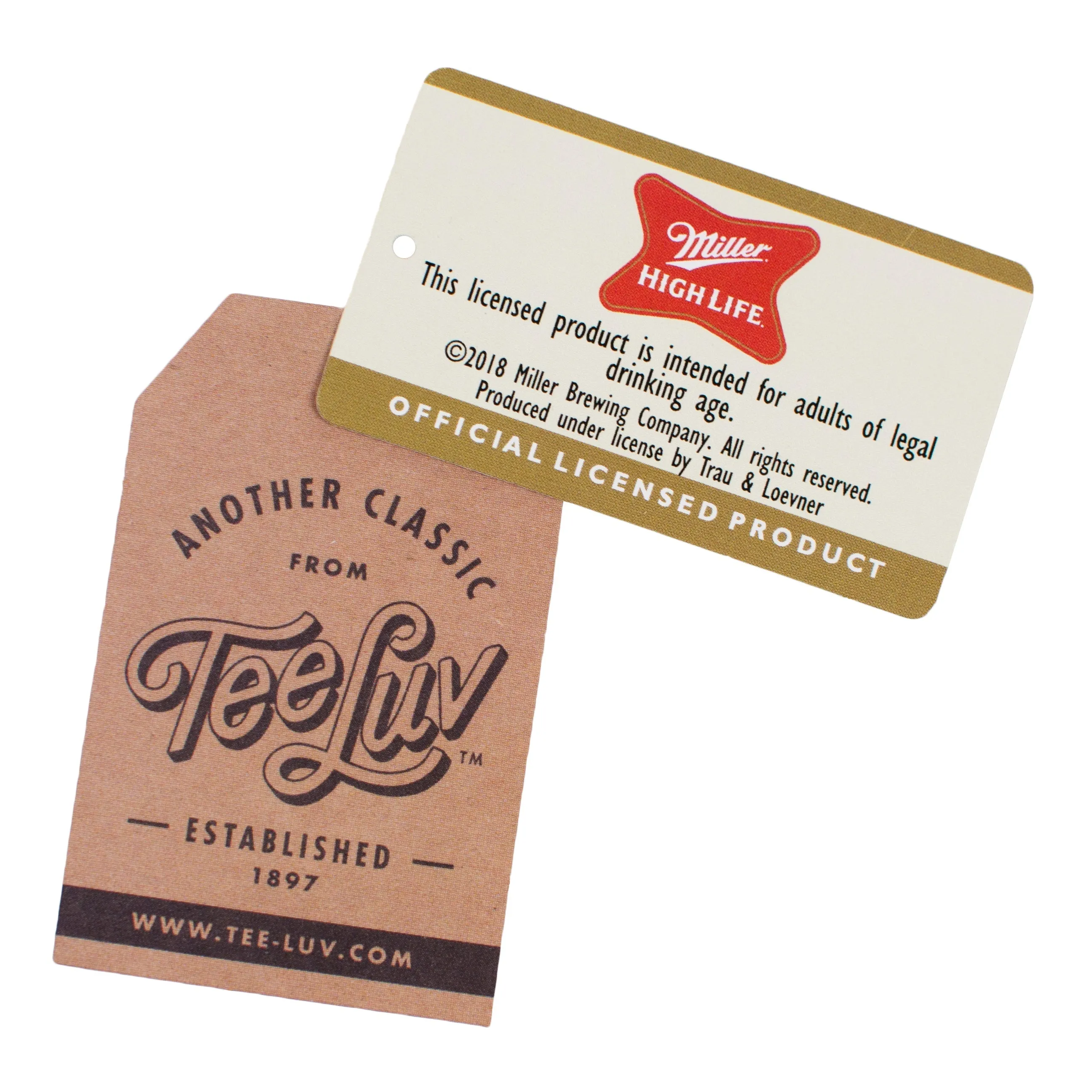 Miller High Life Front and Back Logo T-Shirt - Brown Sugar sold by Zulily product image thumbnail 4