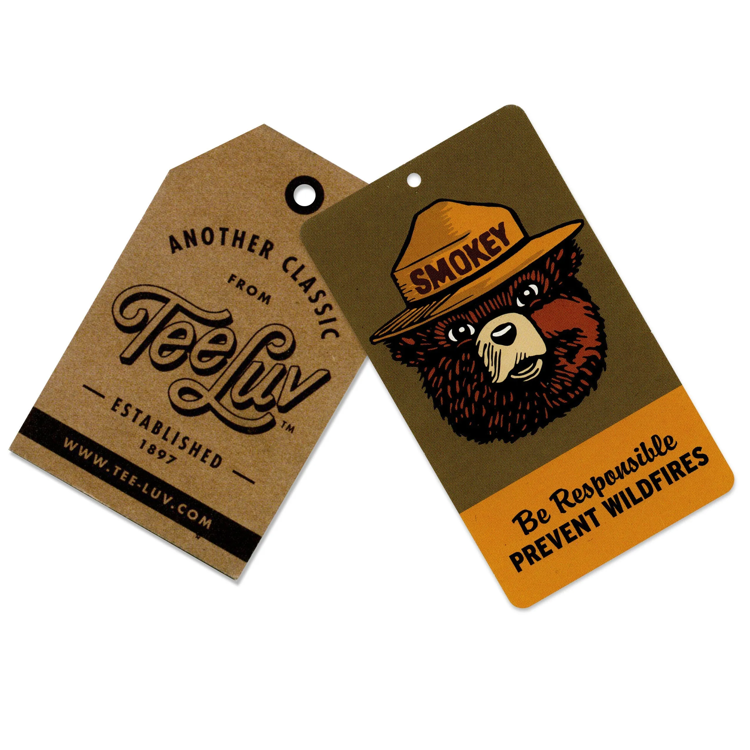 Smokey Bear Shirt Retro Mascot T-Shirt - Forest Green sold by Zulily product image thumbnail 4