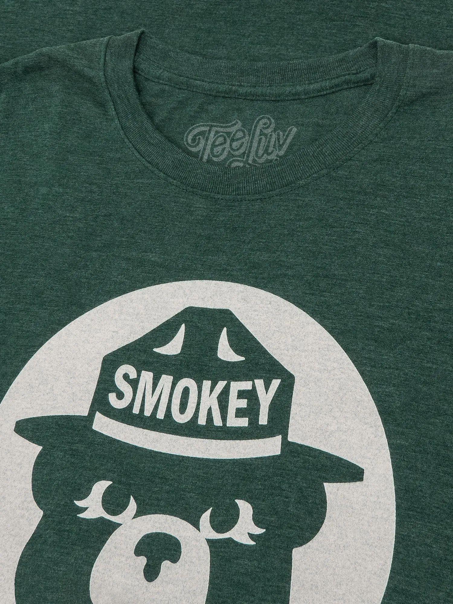 Smokey Bear Shirt Retro Mascot T-Shirt - Forest Green sold by Zulily product image thumbnail 2