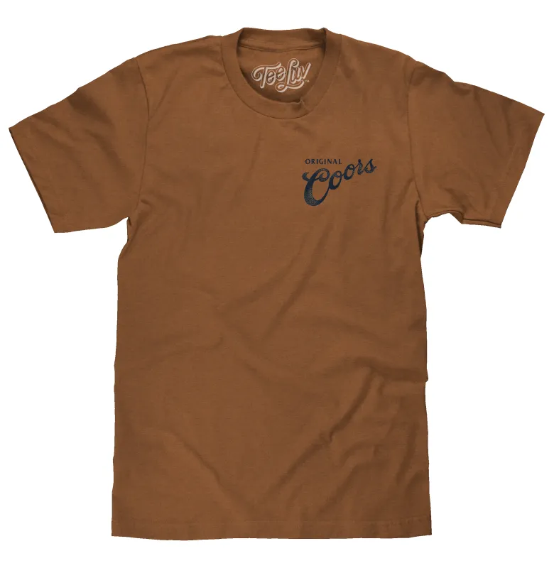 Coors Original Rodeo Cowboy Front/Back T-Shirt - Brown Sugar made by Zulily
