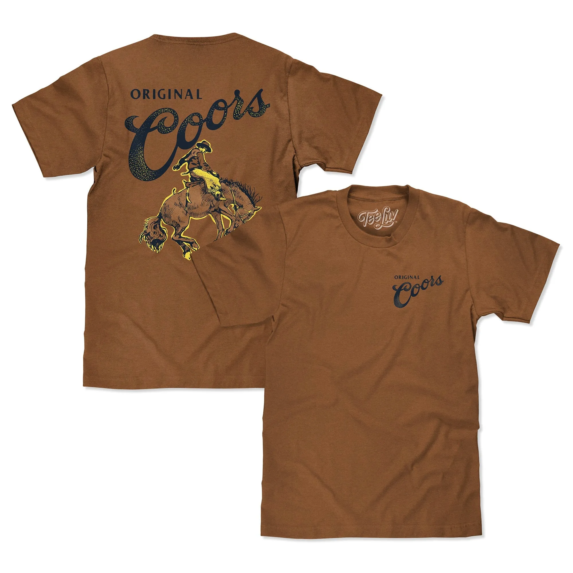 Coors Original Rodeo Cowboy Front/Back T-Shirt - Brown Sugar sold by Zulily product image thumbnail 3