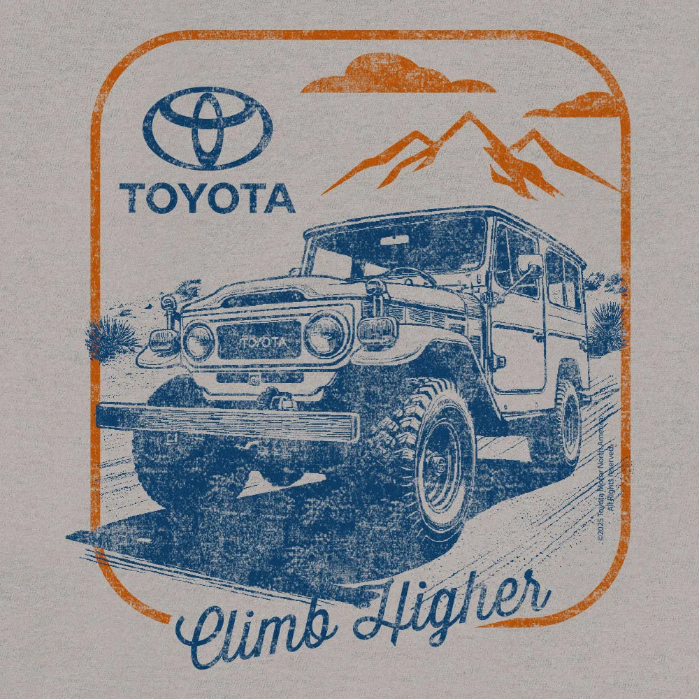 Retro Toyota Land Cruiser Climb Higher T-Shirt - Light Gray sold by Zulily product image thumbnail 3