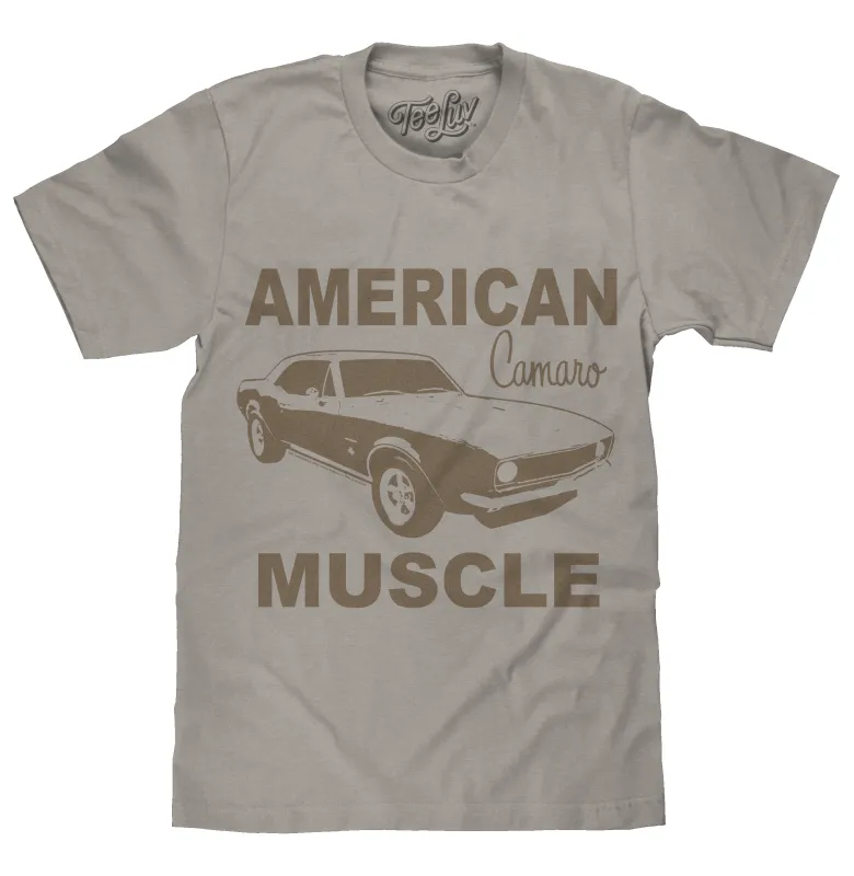 Chevrolet Camaro Faded American Muscle Graphic T-Shirt - Light Gray made by Zulily