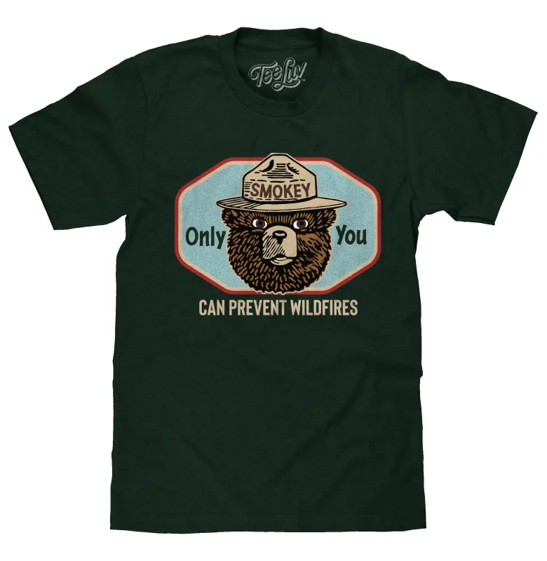Smokey Bear Only You Can Prevent Wildfires T-Shirt - Forest Green made by Zulily