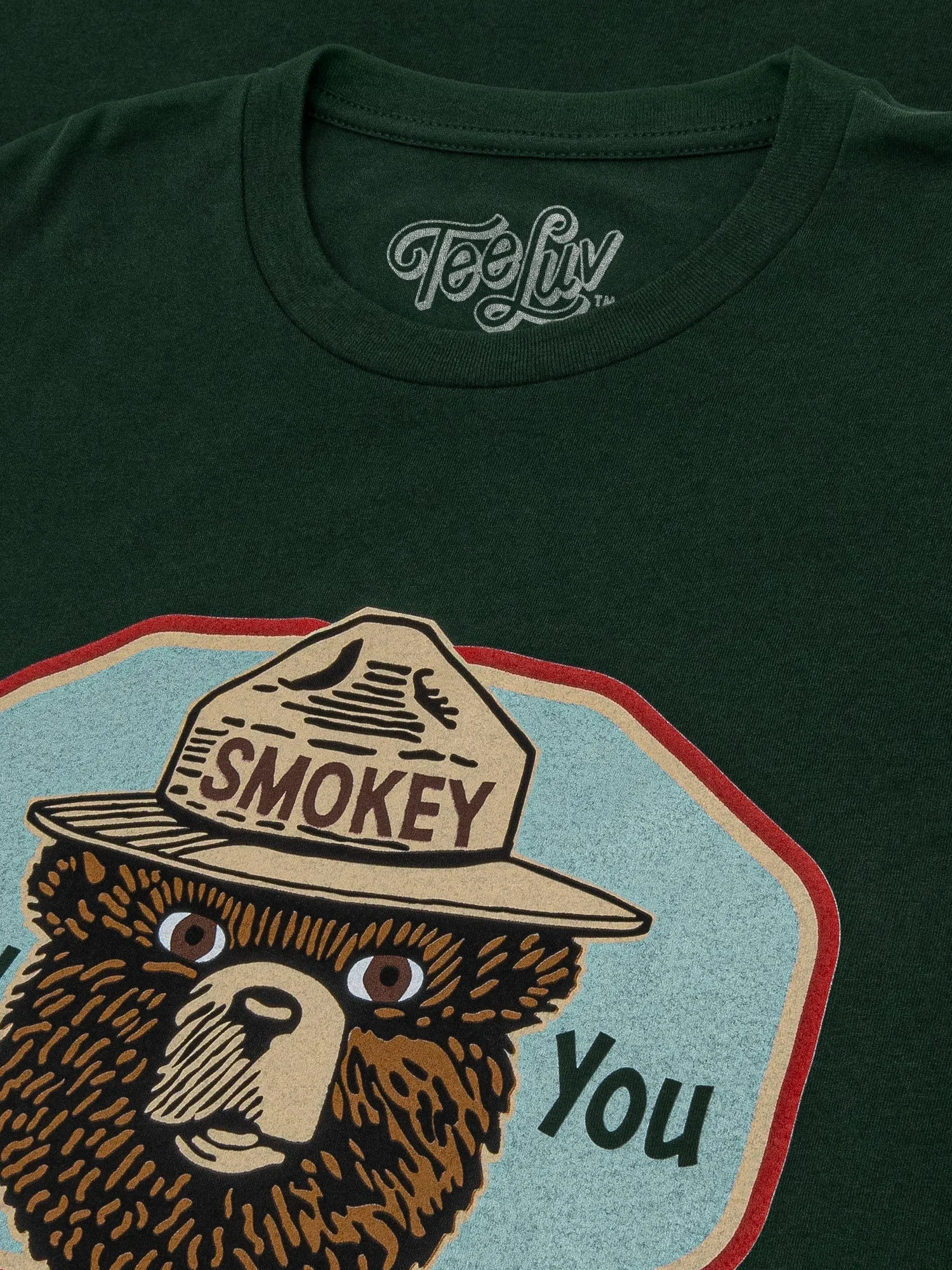 Smokey Bear Only You Can Prevent Wildfires T-Shirt - Forest Green sold by Zulily product image thumbnail 2