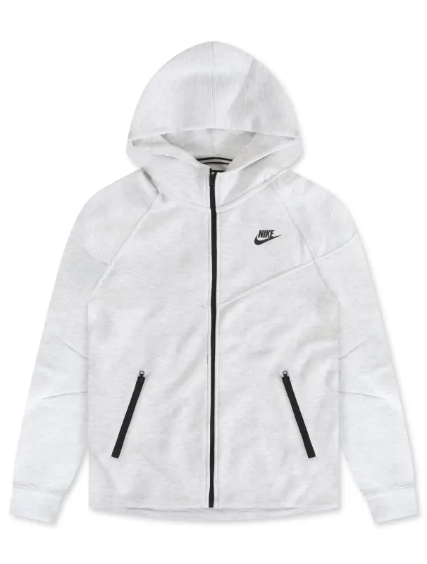 Nike Womens Sportswear Tech Fleece Hoodie - Grey made by Nike