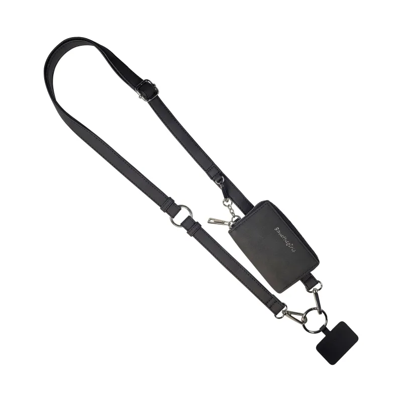 Clip & Go - Brushed Vegan Leather Strap made by Save The Girls