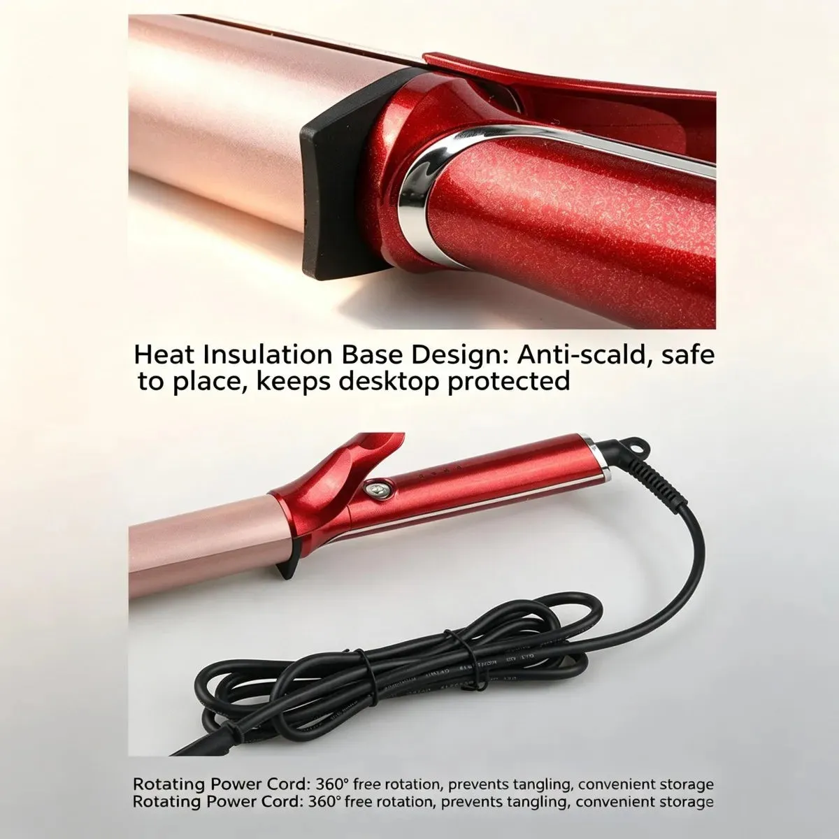 Adjustable Temp Hair Curling Wand sold by Zulily product image thumbnail 5