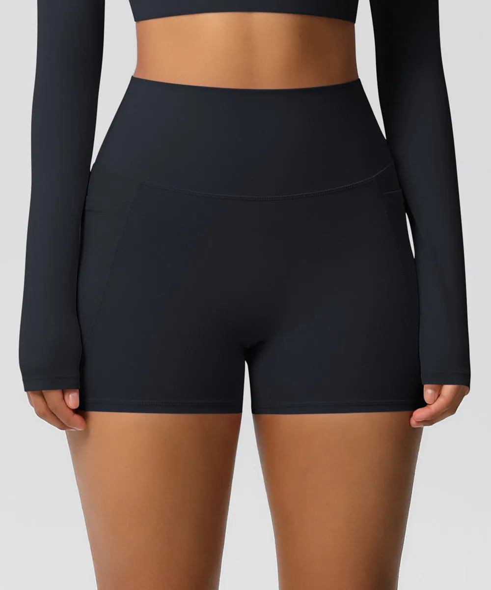 Aria Romance High-Waist Sculpting Active Pocket Short sold by Zulily product image thumbnail 4