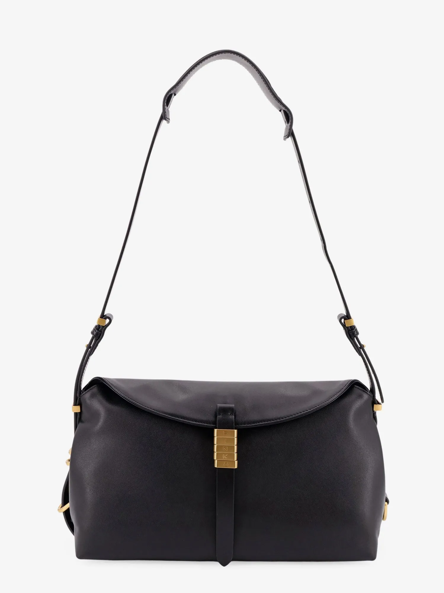 Leather Shoulder Bag With Metal Detail sold by Zulily