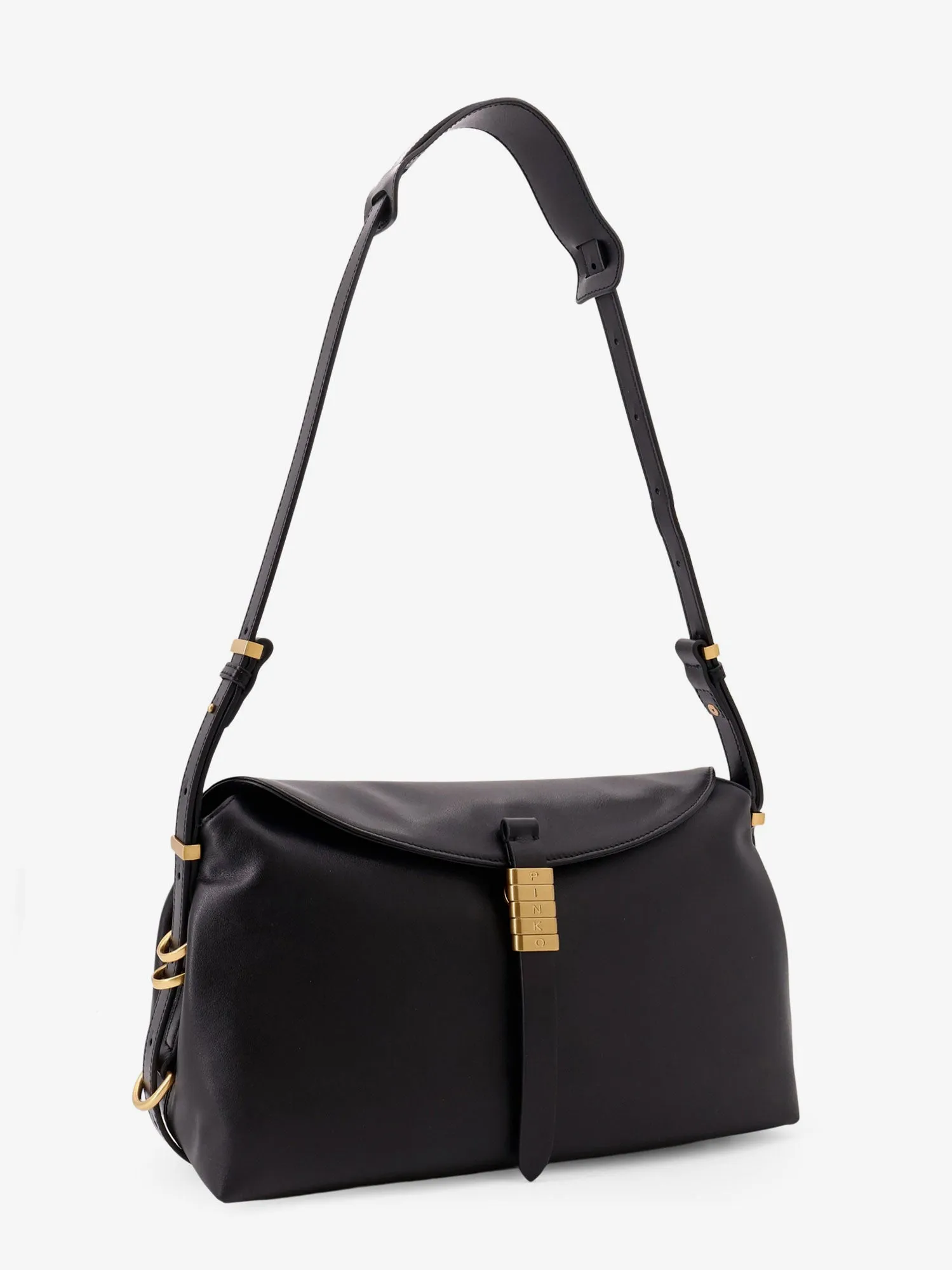 Leather Shoulder Bag With Metal Detail sold by Zulily product image thumbnail 3