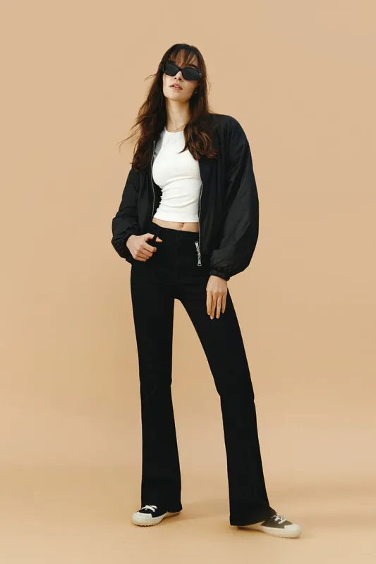 Vintage High Rise Flare LALA Jeans HJ186 made by Hey Joanie