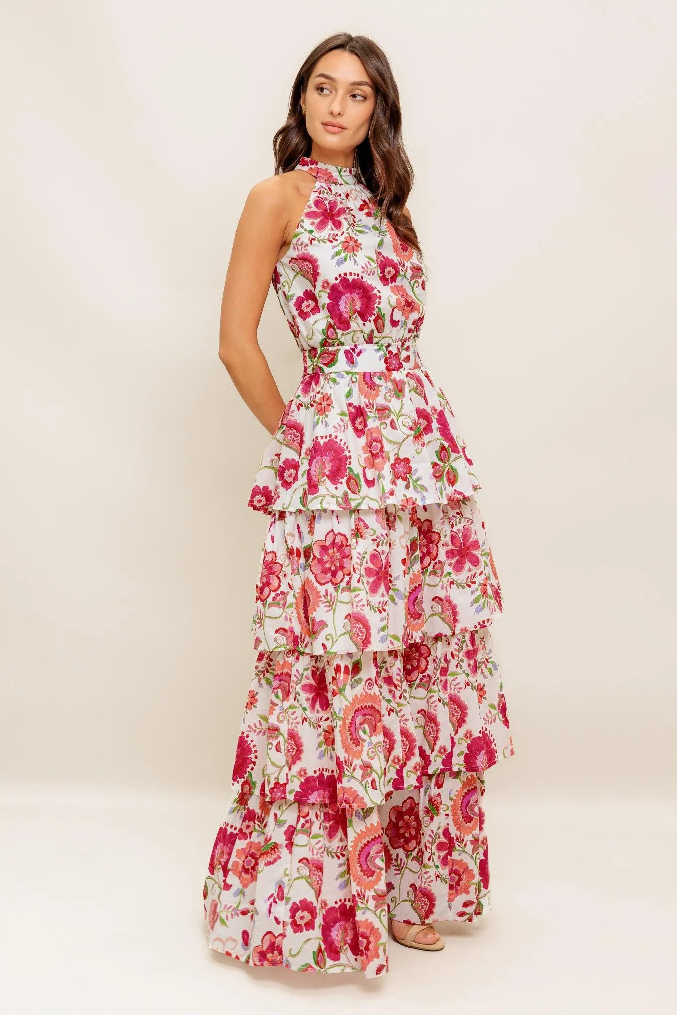 Floral Rhapsody Woven Maxi Dress sold by Zulily product image thumbnail 5