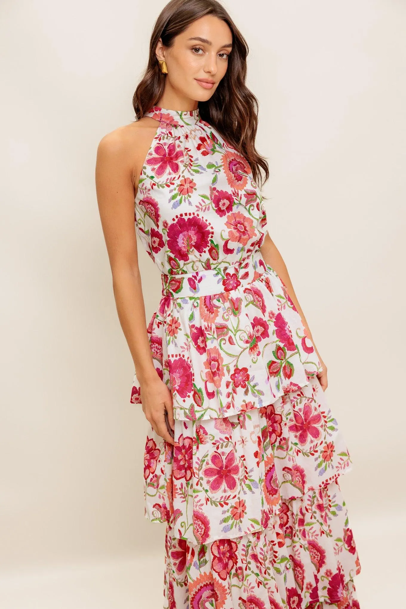 Floral Rhapsody Woven Maxi Dress sold by Zulily product image thumbnail 3