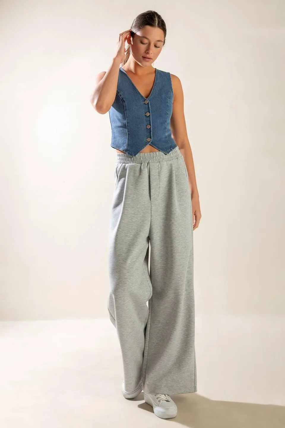 Island Daydreams Denim Vest sold by Zulily product image thumbnail 5