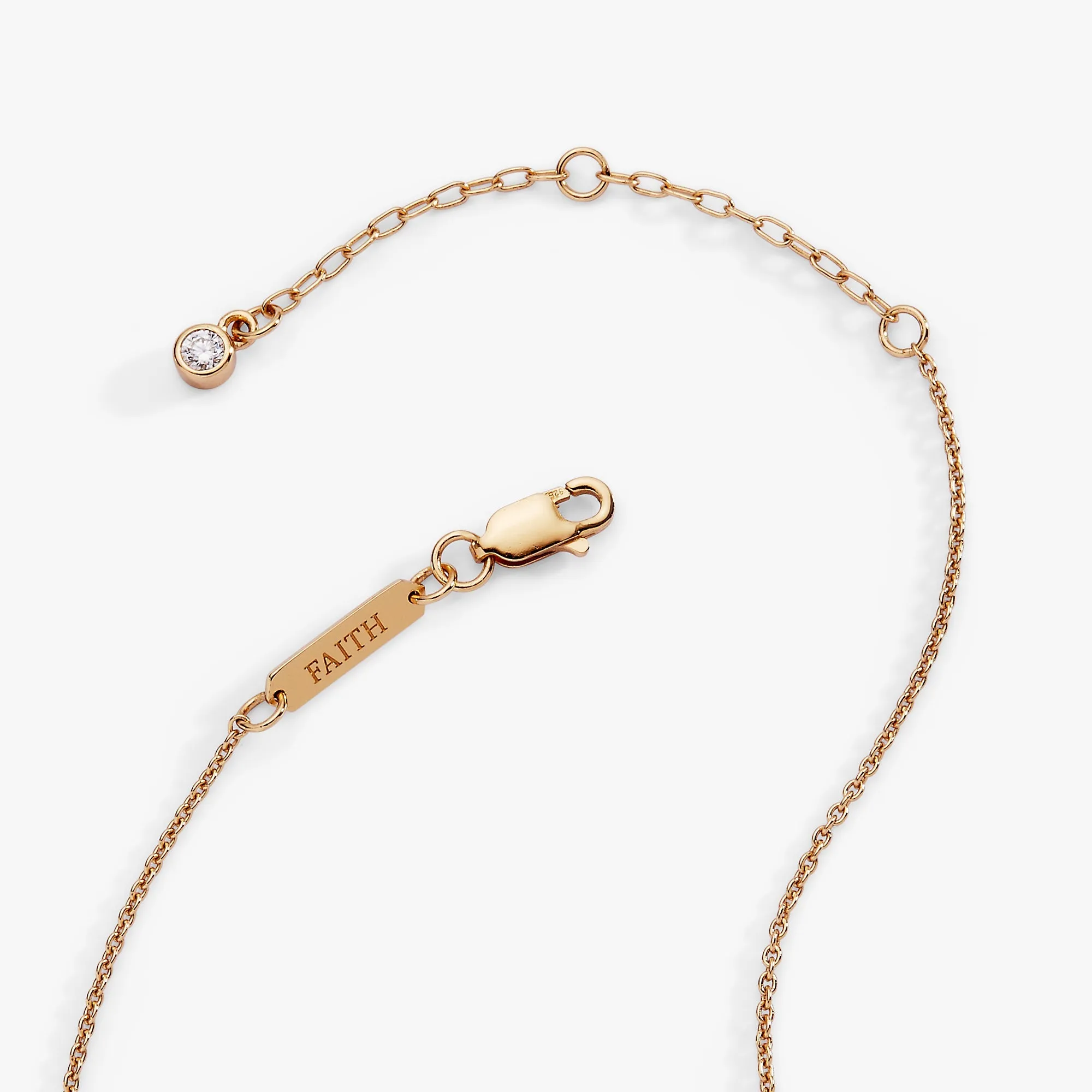 Cross Delicate Pave Crystal Pendant Necklace sold by Zulily product image thumbnail 4