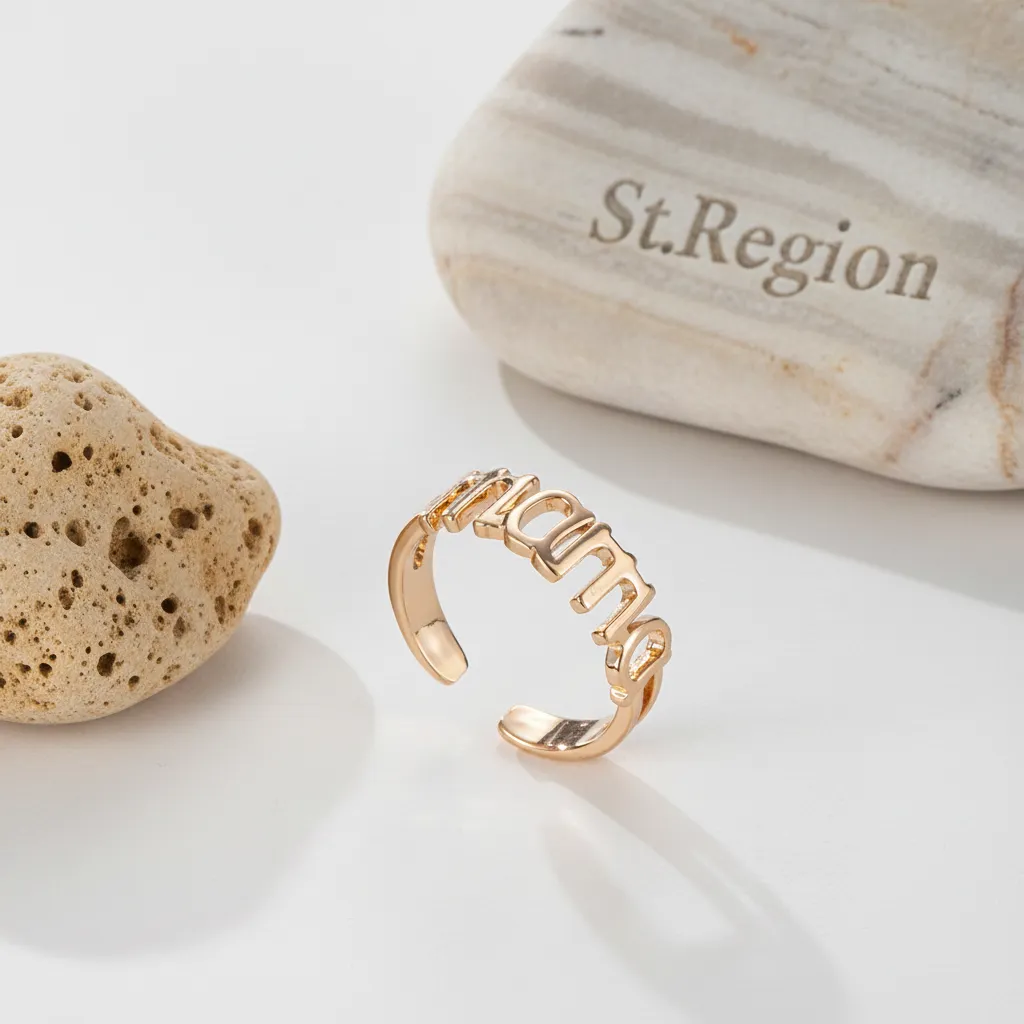 Goldtone 'Mama' Open Ring sold by Zulily product image thumbnail 3