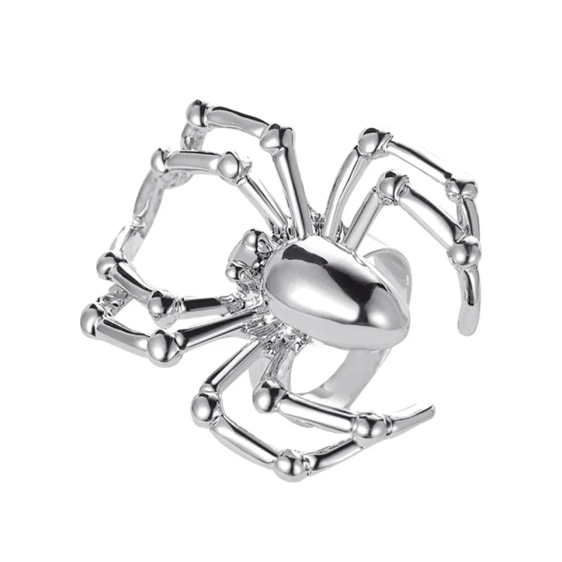 Silvertone Spider Adjustable Ring made by Zulily