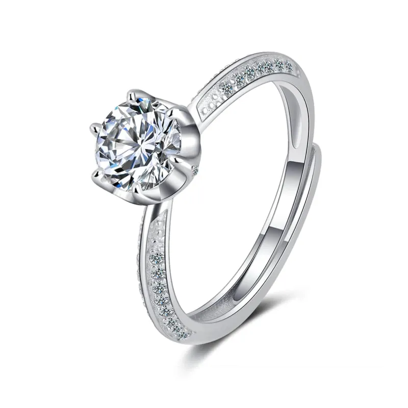 Crystal & Cubic Zirconia Blossom Ring made by Zulily