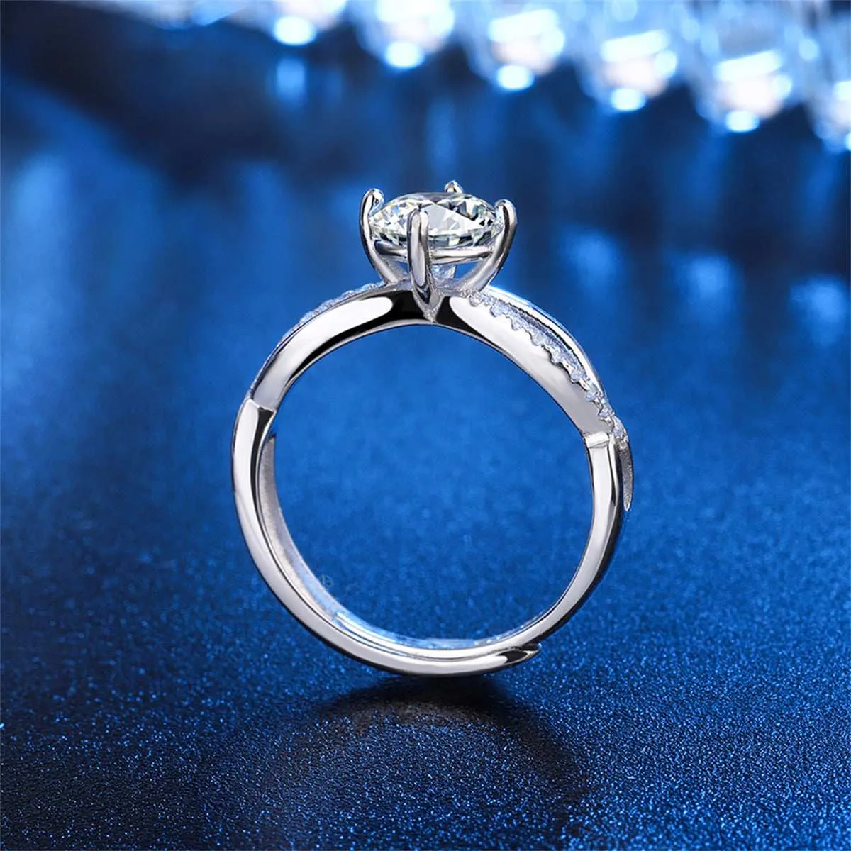 Crystal & Cubic Zirconia Crisscross Ring sold by Zulily product image thumbnail 2