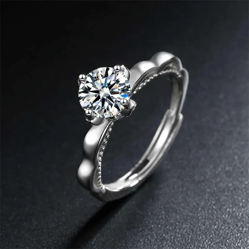 Crystal & Cubic Zirconia Crown Adjustable Ring made by Zulily