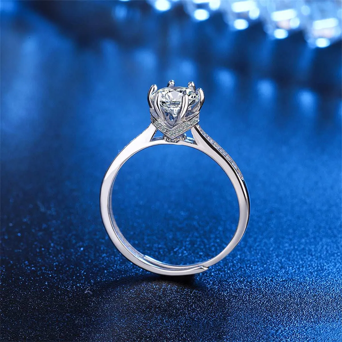 Crystal & Cubic Zirconia Crown Adjustable Ring sold by Zulily product image thumbnail 5