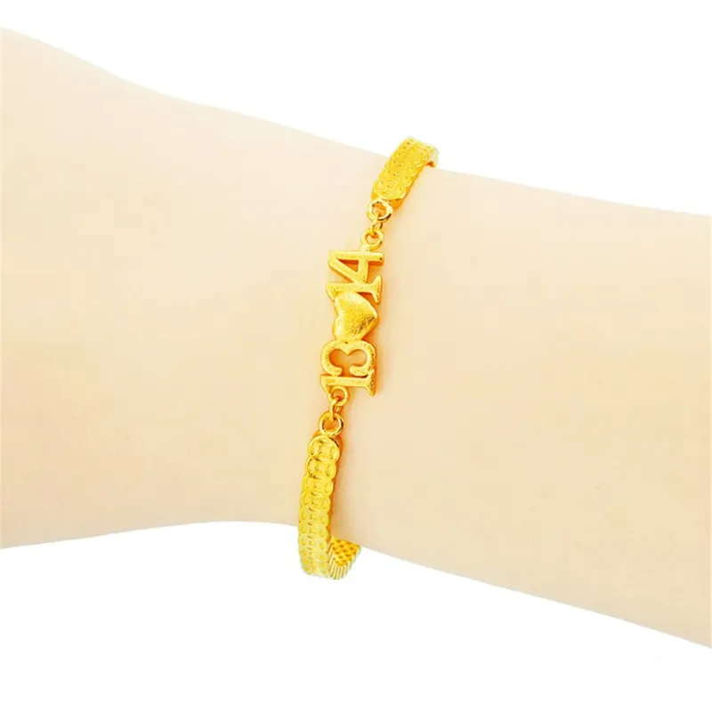 Goldtone Forever Love Bracelet made by Zulily